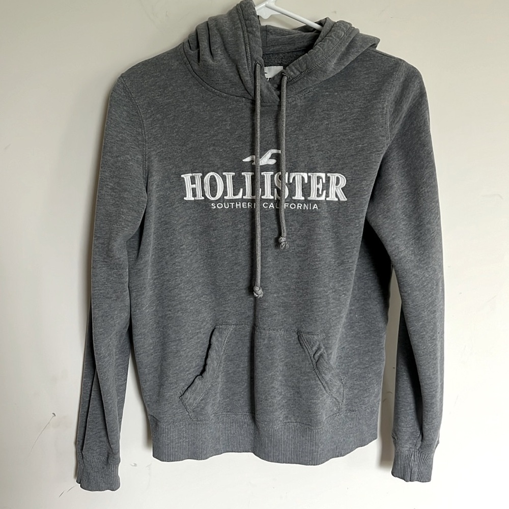 Gray Hollister Hoodie